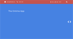 Desktop Screenshot of ontimeapp.com